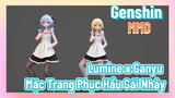 [Genshin, MMD] Lumine x Ganyu Mặc Trang Phục Hầu Gái Nhảy