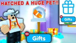 I Got Lucky Opening Christmas Stockings in Pet Simulator X