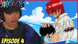 THE SHANKS EPISODE 🔥 || LUFFY'S PAST REVEALED || One Piece Episode 4 REACTION!!