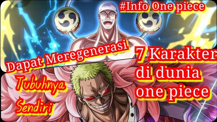 7 karakter one piece bisa Meregenerasi Dari Luka