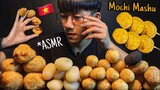 Zin ASMR |  MASCH MOCHI MASHU Sesame, White & Crispy Sesame Donuts