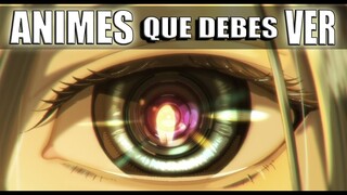 ANIMES QUE TIENES QUE VER !  TEMPORADA PRIMAVERA 2021