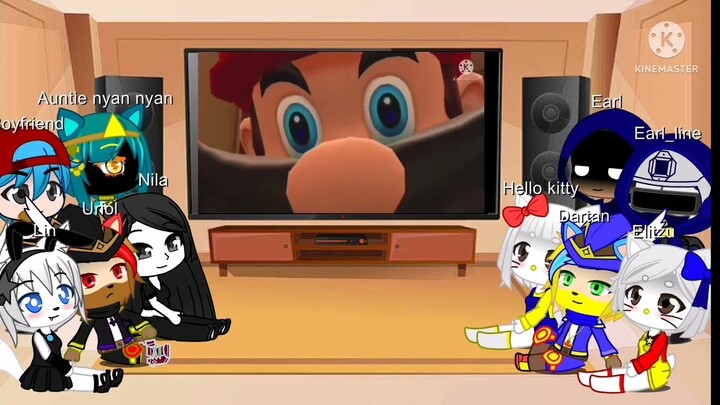 Every cameo Reacts Mario react Anime memes