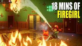 Firegirl: Hack'N Splash Rescue - 18 minutes of firefighting gameplay