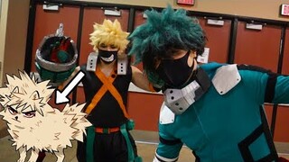 Deku Confuses his favorite Cosplayers w/ Bakugo!! (Comic Con Trolling PART 3)