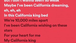 California king bed