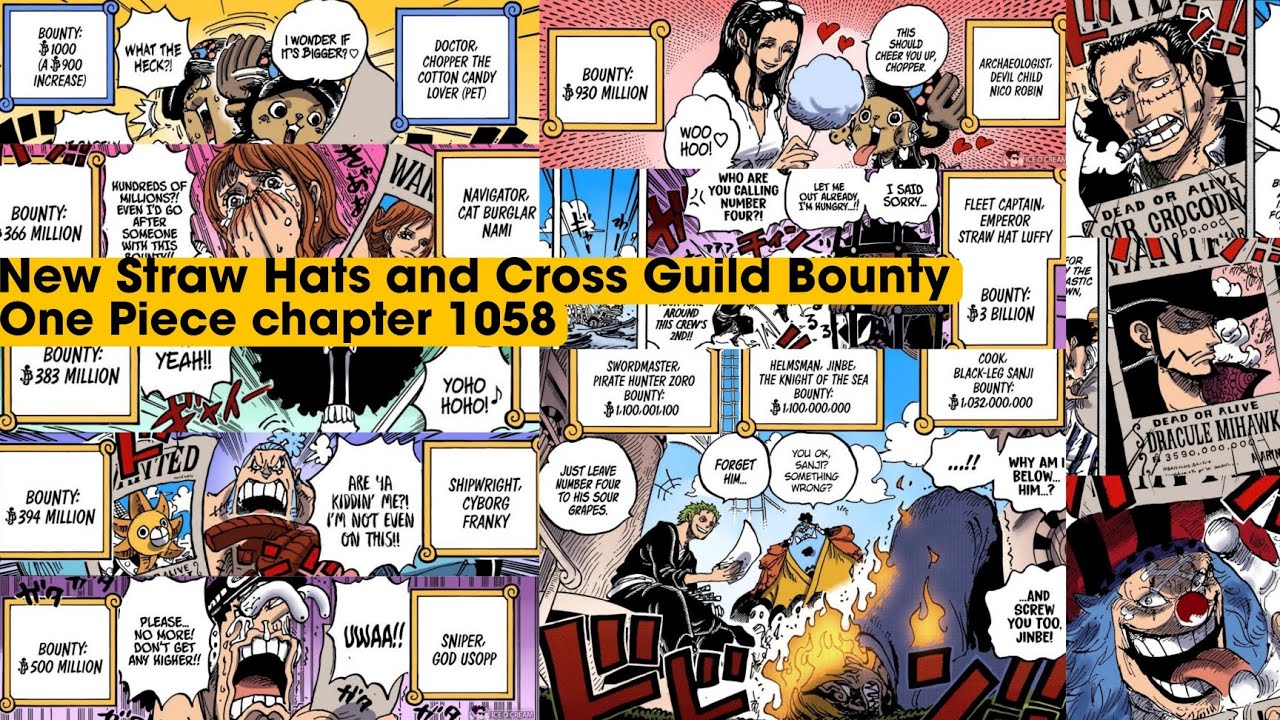 One Piece Chapter 1058 Spoilers: New Bounties & Buggy's True Role!