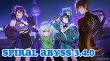 Gas Spiral Abyss 3.4.0 demi primogems (no commentary)
