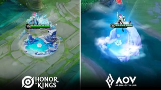 AOV x HOK : Skins Effect Comparison ( ALLAIN )