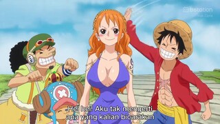 Kelakuan Luffy sama nami