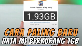 Cara Memperkecil Ukuran Data Mobile Legend Terbaru 2021