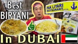 BEST BIRYANI in DUBAI - Mukbang at Authentic Pakistani Restaurant in Bur Dubai