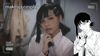 mình makeup cosplay kobeni higashiyama (chainsaw man) nhưng