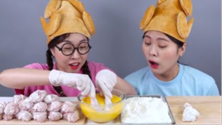 ASMR Gà rán sốt cay Mukbang #ASMR #mukbangngon