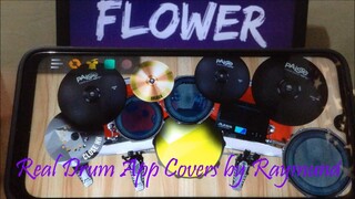 JISOO - FLOWER | Real Drum App Covers by Raymund