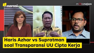 Haris Azhar vs Supratman soal Transparansi UU Cipta Kerja (Part 2) | Mata Najwa