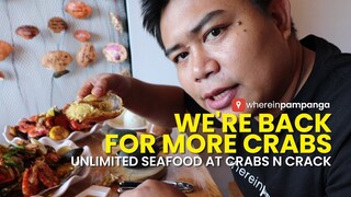 Unlimited seafood at Crabs N Crack!