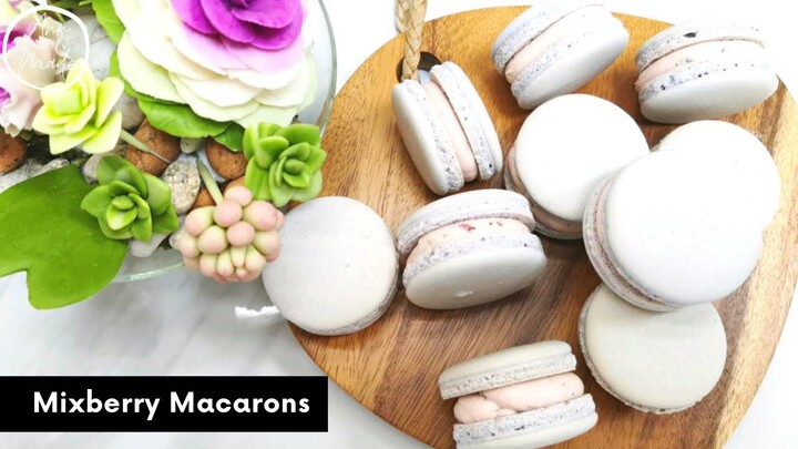 มาการอง รสมิกซ์เบอรี่ Mixberry Macarons | AnnMade