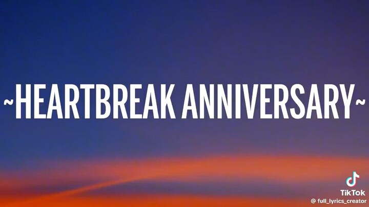 Heart break Anniversary