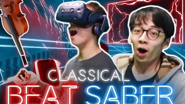 We play Beat Saber for the first time!
