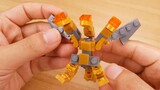 เย็น! หุ่นยนต์แปลงร่างมินิ มังกรทอง มังกรทองสามหัว - บทช่วยสอน LEGO MOC