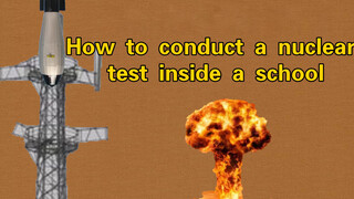 Saran mengenai uji coba nuklir di sekolah