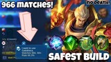 Most Effective Build to Win Solo Rank | My 966th Match | Gatotkaca Gameplay
