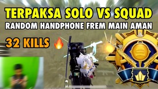 RANDOM HP FREM! TERPAKSA SOLO VERSUS SQUAD DI EVENT | PUBG MOBILE