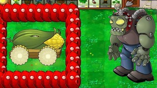 99 Cob Cannon Red Boom ปะทะ Dr Zomboss - Plants vs Zombies