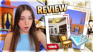 REVIEW de los NUEVOS KITS: Bistró Acogedor + Retiro en la Riviera ☕🏊🏻 ¡MUY SORPRENDIDA! 😱 | Sims 4