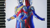 The first hand-painted video of Ultraman Triga on Station B
