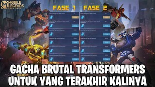 GACHA BRUTAL TRANSFORMERS UNTUK YANG TERAKHIR KALI MENGGUNAKAN 35 PASS DARI FASE 1&2