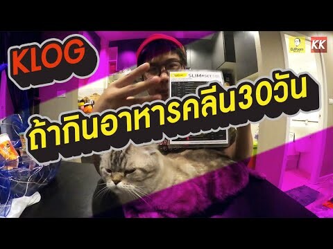 KLOG ► ถ้ากินอาหารคลีน30วัน น้ำหนักหายไปเท่าไร ?