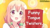 Hilariously Cute Tongue Twisters in Anime | Funny Compilation