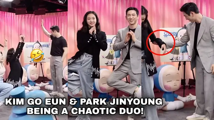 Park Jin Young and Kim Go Eun Can't Stop Being Playful with each other! ☺️ (special show)