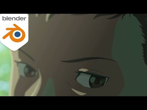 Anime Scenes made in Blender (Garden of Words by Makoto Shinkai)