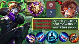 THIS ESMERALDA UNDERESTIMATE DYRROTH UNTIL SHE'S TOTALLY DESTROY | TRY THIS 100% ONE SHOT BEST BUILD