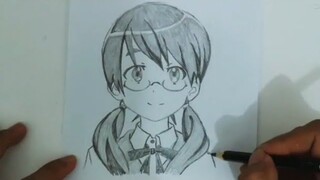Menggambar Anime Cantik ‖ HONOKA MUTSU