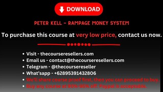 Peter Kell - Rampage Money System