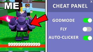 I used CHEATS to troll a HACKER in Roblox Bedwars!