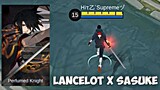 Lancelot Skin Sasuke Next Generation With Frame + Logo + Full Effect Script Skin / Mobile Legends