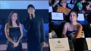 DONNY PANGILINAN SUPER HAPPY NA DUMATING SI BELLE MARIANO TO SUPPORT SA PREMIERE NIGHT NG “GG”