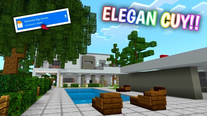 ELEGAN JUGA RUMAH INI!! DESAIN MODERN SISTEM NYA KEREN! - Map Showcase Minecraft #230