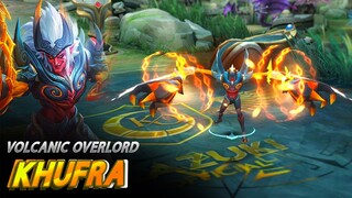 KHUFRA VOLCANIC OVERLORD | EPIC SHOWCASE | MOBILE LEGENDS BANG BANG