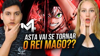 REACT EM CASAL - Asta (Black Clover) - 5 Folhas | M4rkim