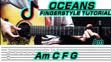 OCEANS | where feet my fail - Hillsong United (Guitar fingerstyle) Tabs + Chords