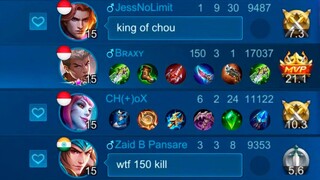 CHOU 100 Kill in Ranked Game Challenge (WORLD RECORD)