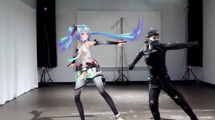 【Hatsune Miku】 "Flame" Motion Capture【MMD】