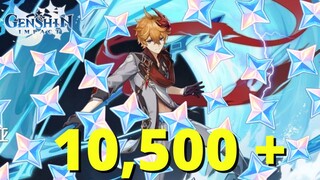 MY BEST LUCK EVER! 10,500+ GEMS FOR CHILDE! INSANE VIDEO! (Genshin Impact)