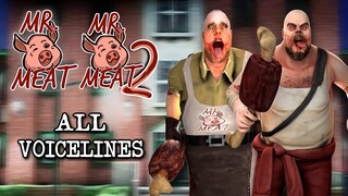 Mr Meat's All Voicelines Compilation In Mr. Meat 1, 2